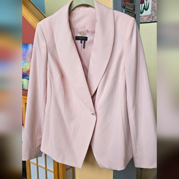 NWT Donna Karan New York Pink Blazer Size 10